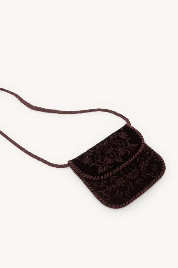 Store Naroa. Bolso terciopelo bordado Mujer Bolsos Y Accesorios
