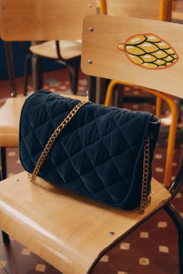 Shop Natalia. Bolso terciopelo acolchado Mujer Bolsos Y Accesorios