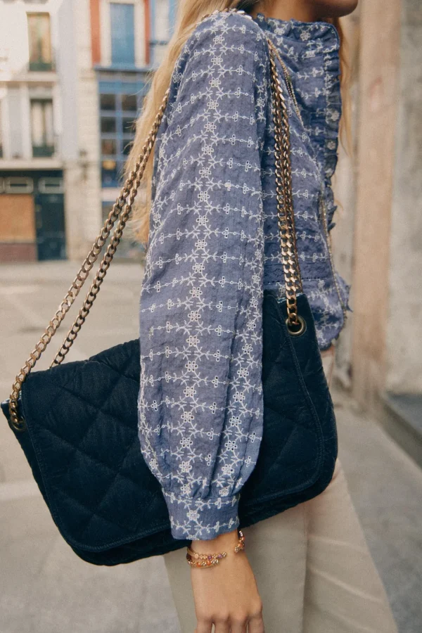 Shop Natalia. Bolso terciopelo acolchado Mujer Bolsos Y Accesorios