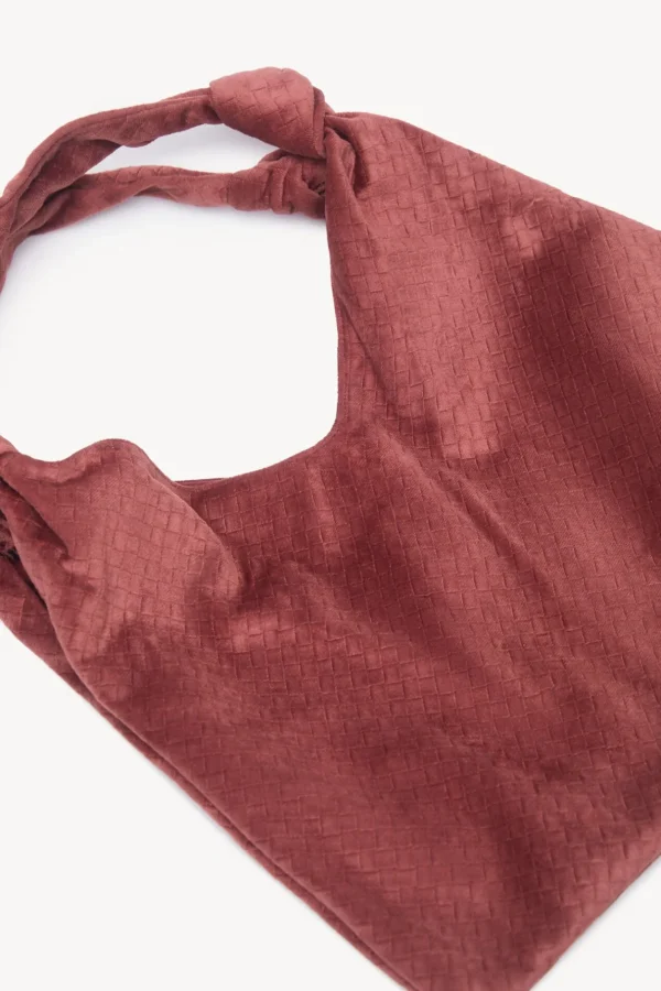 Online Nuria. Saco terciopelo grabado Mujer Bolsos Y Accesorios