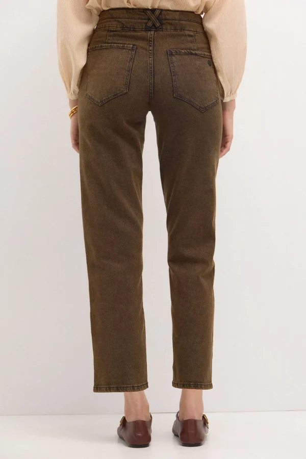 Fashion Odele. Jeans entallados con cortes Mujer Jeans | Pantalones