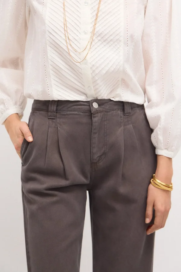 Best Sale Olaia. Pantalón fluido en tencel Mujer Pantalones