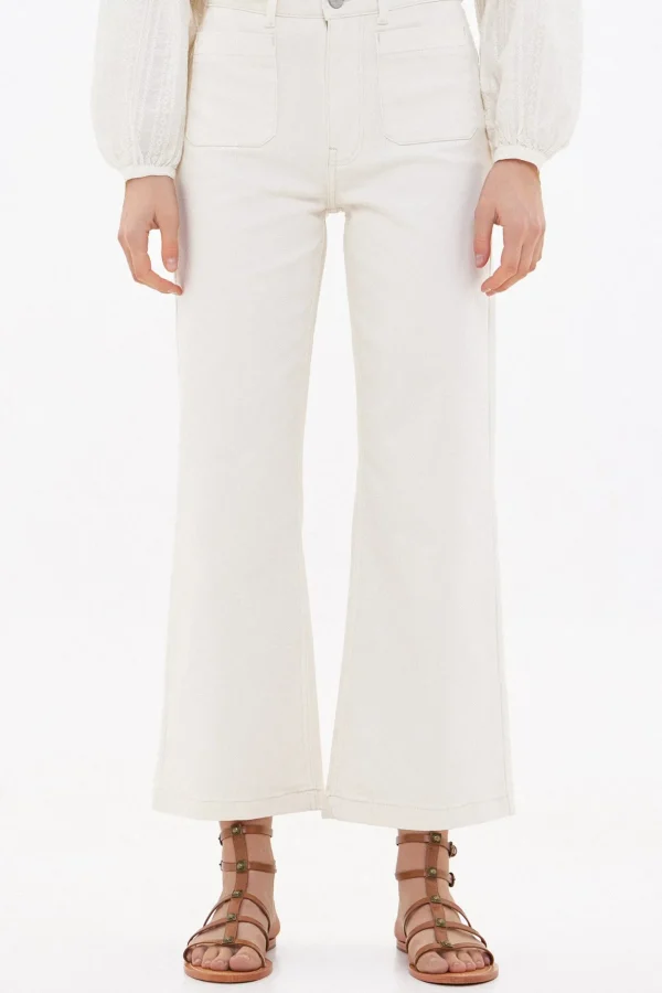 Cheap Olaia. Vaqueros anchos con bolsillos Mujer Jeans | Pantalones