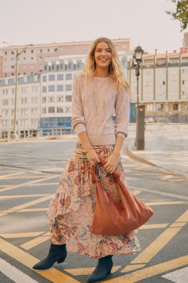 Sale Olena. Falda asimétrica y volantes Mujer Faldas