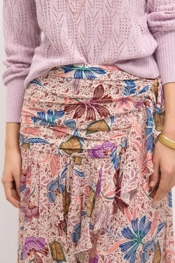 Sale Olena. Falda asimétrica y volantes Mujer Faldas
