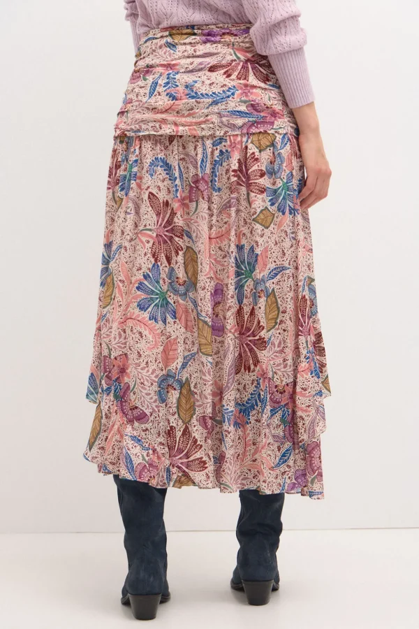 Sale Olena. Falda asimétrica y volantes Mujer Faldas