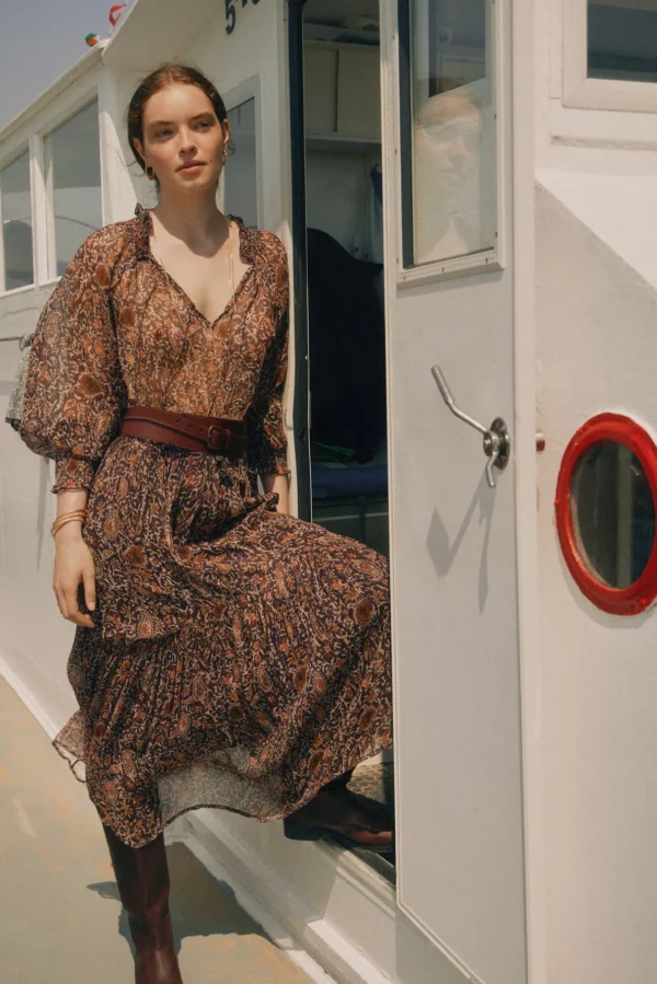 Best Sale Olga. Falda estampada paneles Mujer Faldas