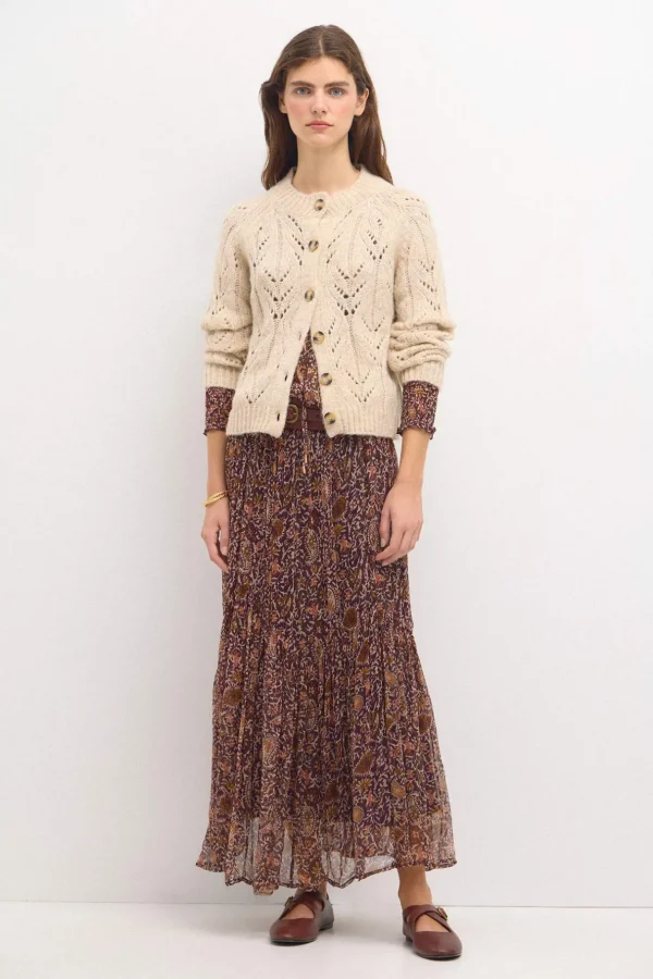 Best Sale Olga. Falda estampada paneles Mujer Faldas