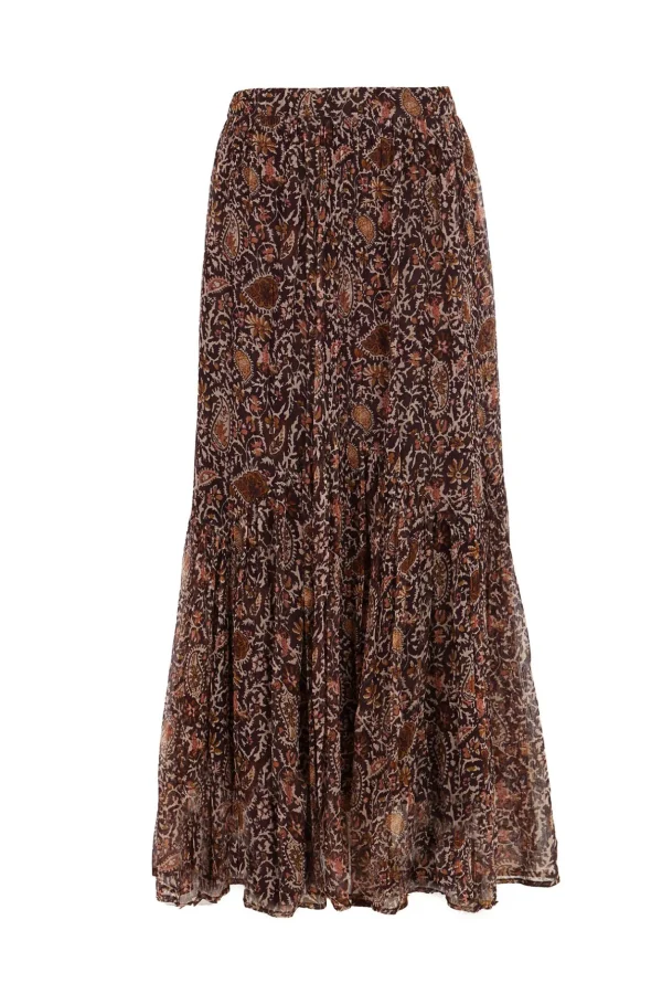 Best Sale Olga. Falda estampada paneles Mujer Faldas