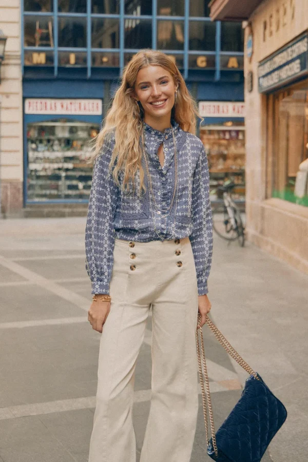 Cheap Olivia. Jeans amplios con botones Mujer Jeans | Pantalones