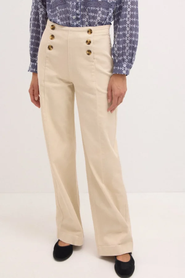 Cheap Olivia. Jeans amplios con botones Mujer Jeans | Pantalones