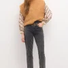 Discount Omelia. Jeans mom con bordados Mujer Jeans | Pantalones