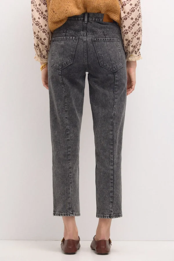 Discount Omelia. Jeans mom con bordados Mujer Jeans | Pantalones