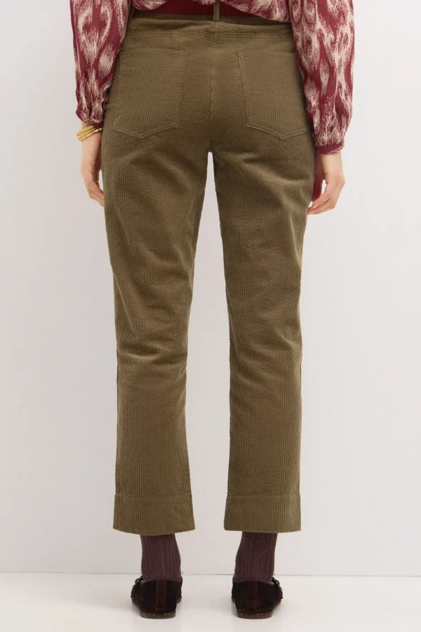 Cheap Padme. Pantalón recto de pana Mujer Pantalones