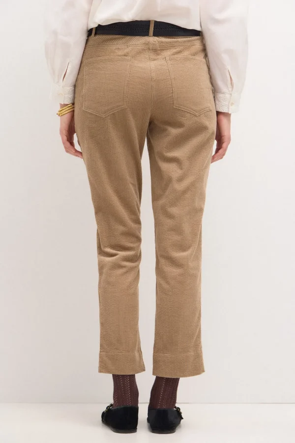 Store Padme. Pantalón recto de pana Mujer Pantalones