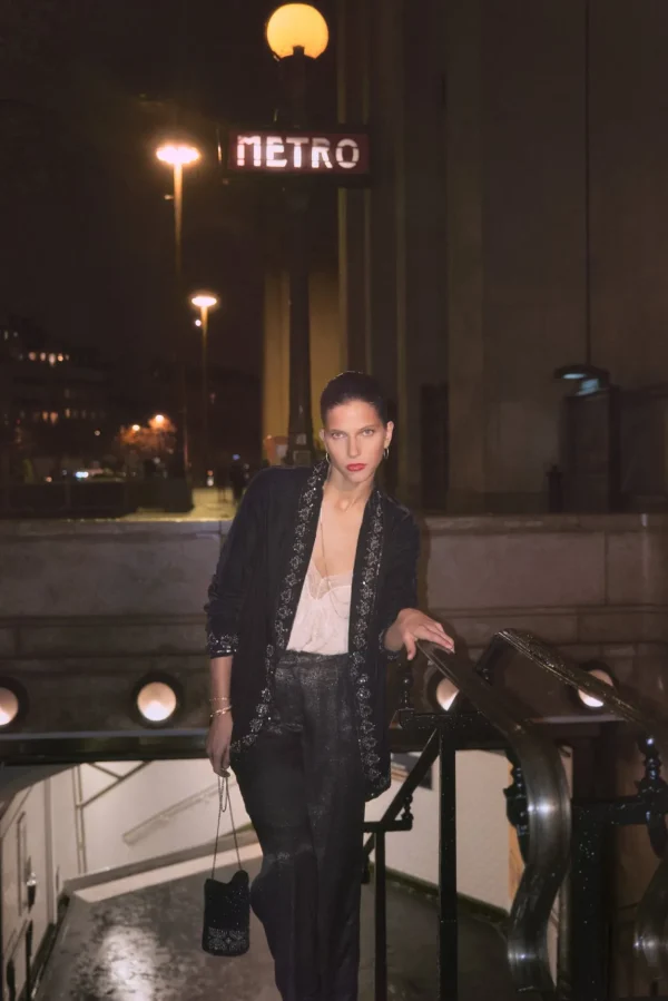 Fashion Paloma. Chaqueta bordada Mujer Blazers
