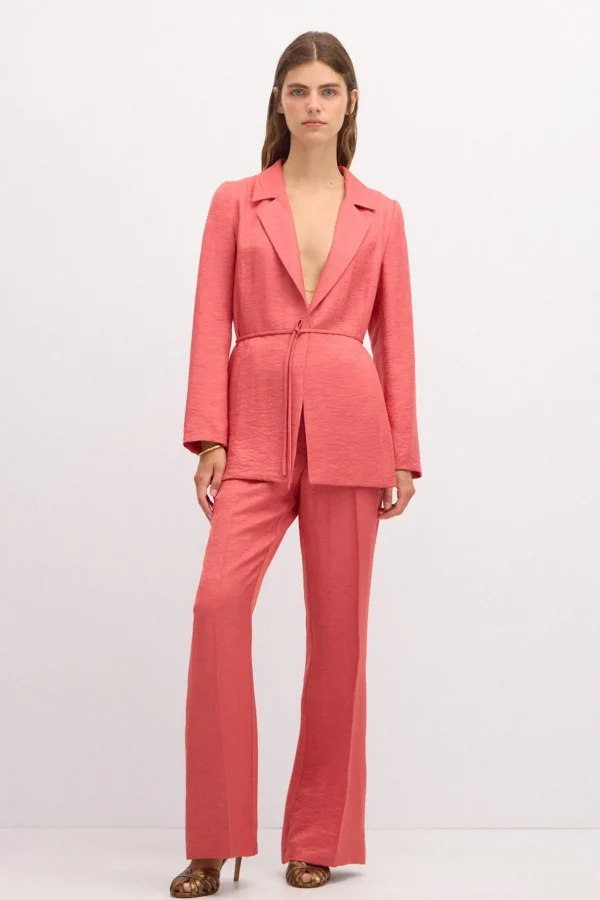 Discount Patricia. Pantalón de traje satinado Mujer Pantalones