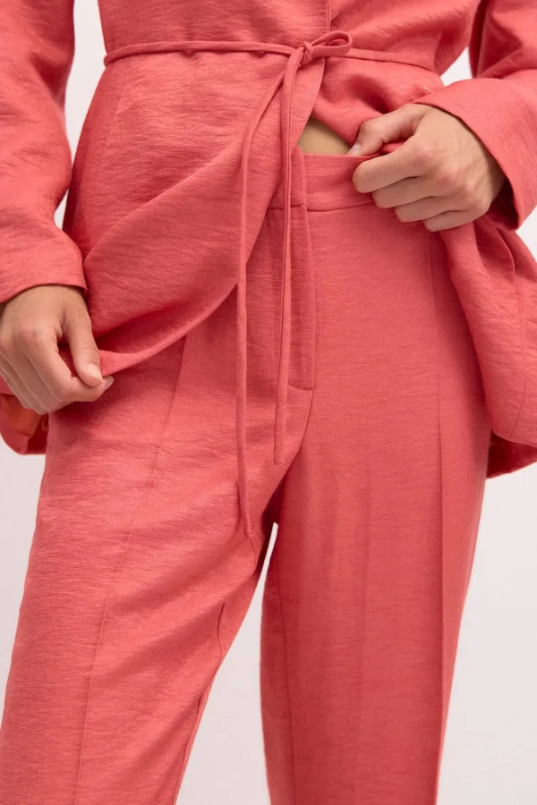 Discount Patricia. Pantalón de traje satinado Mujer Pantalones