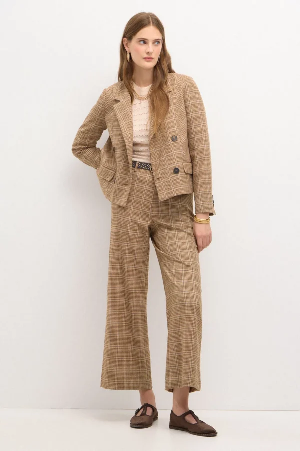 Shop Penny. Pantalón corto de cuadros Mujer Pantalones