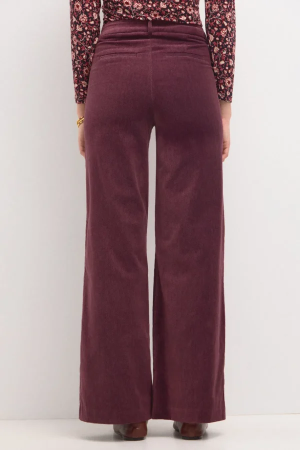 Shop Pepita. Pantalón recto de terciopelo Mujer Pantalones