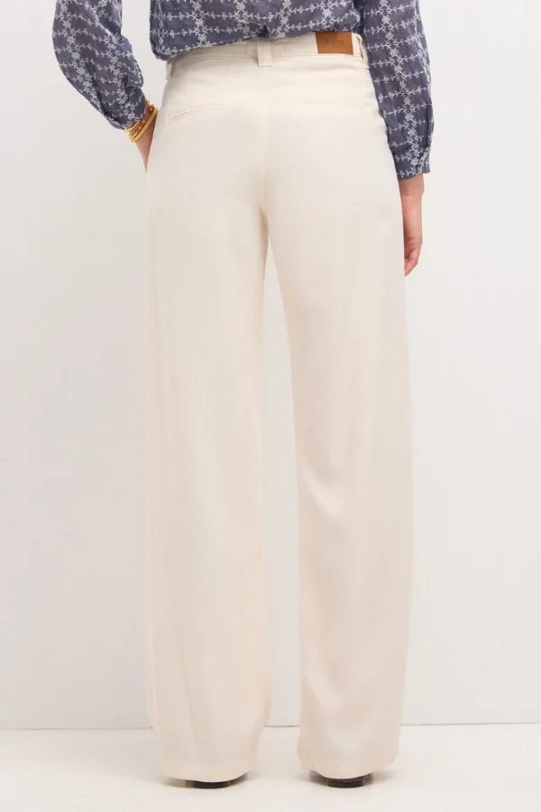 Online Petra. Pantalón fluido lavado Mujer Pantalones