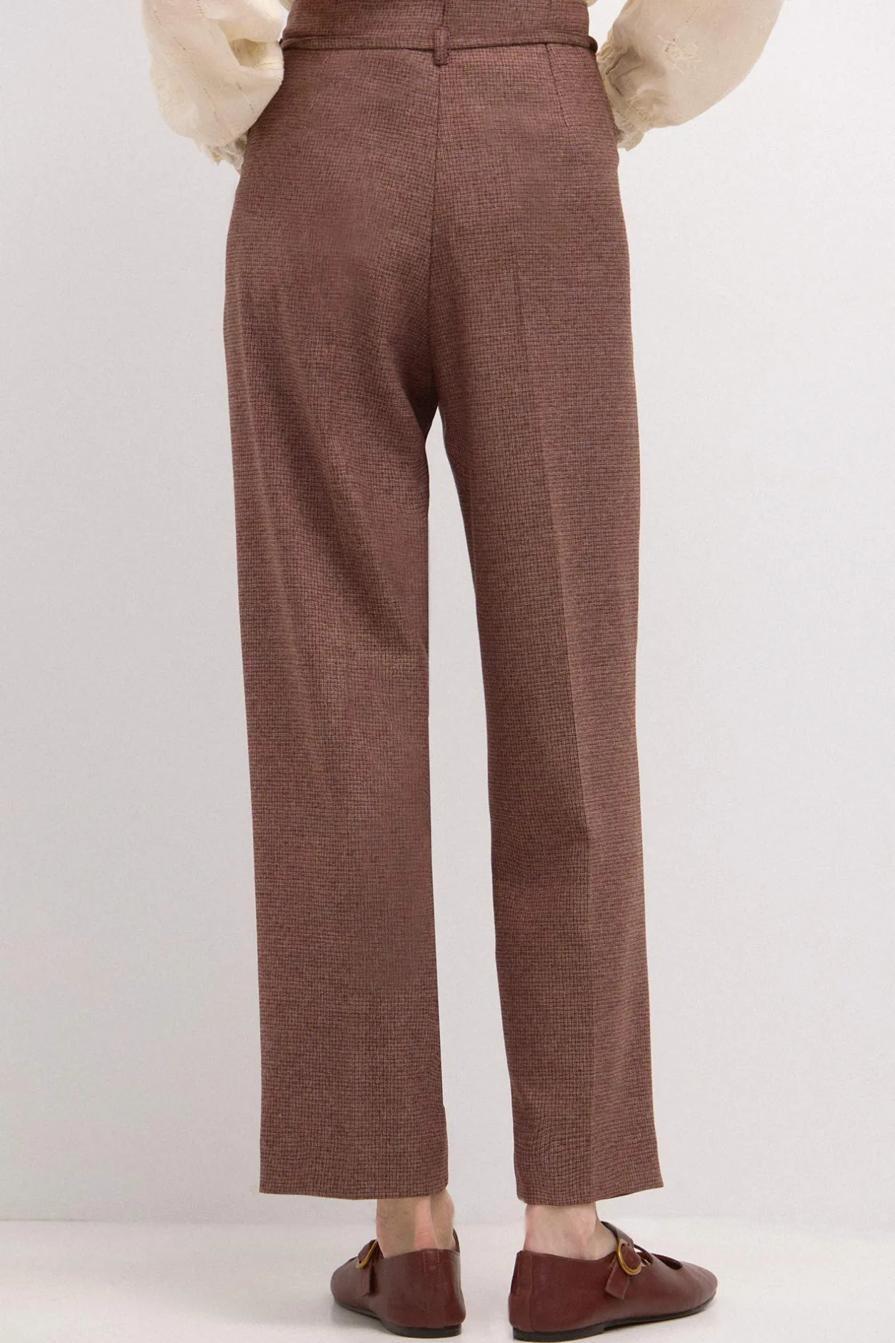 piedad_pantaln_de_cuadros_2-1.webp New Piedad. Pantalón de cuadros con lazada Mujer Pantalones