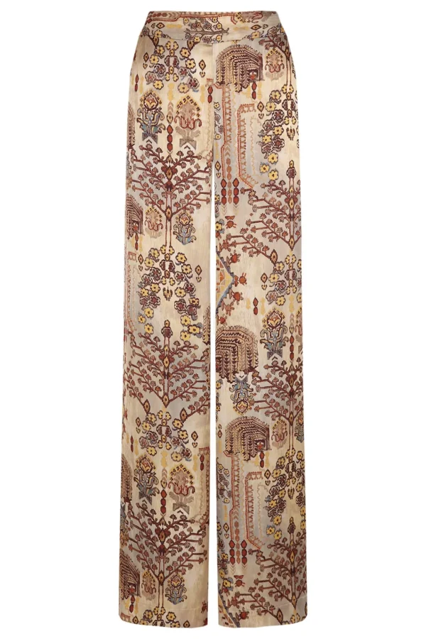 New Prisca. Pantalón amplio estampado Mujer Pantalones