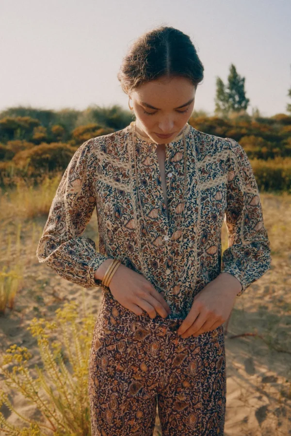 New Rafaela. Blusa estampada. Mujer Blusas Y Camisas