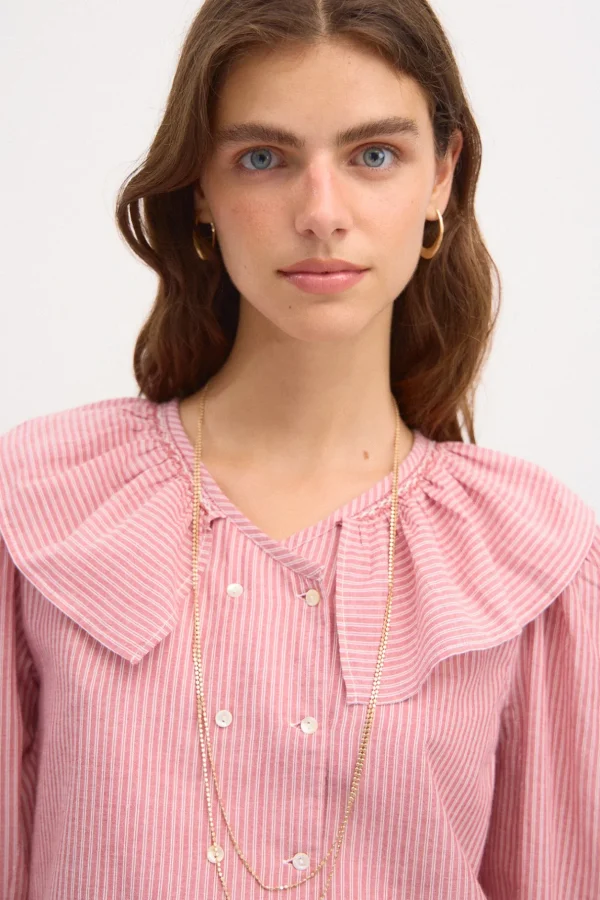 Sale Raquel. Camisa cuello. Mujer Blusas Y Camisas