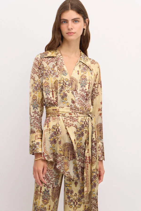 Outlet Renata. Camisa cruzada. Mujer Blusas Y Camisas