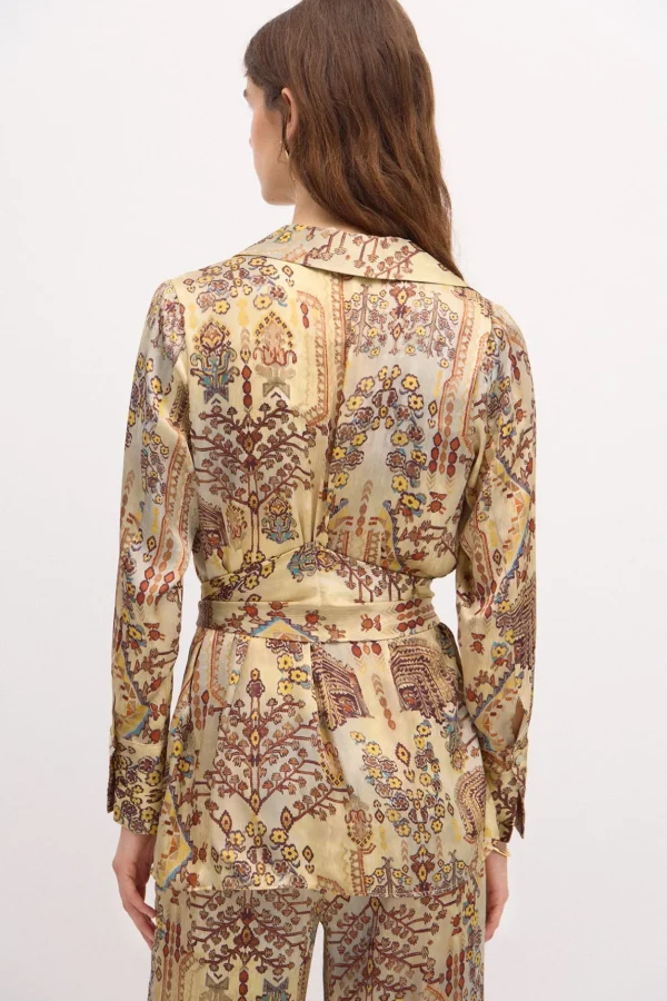Outlet Renata. Camisa cruzada. Mujer Blusas Y Camisas