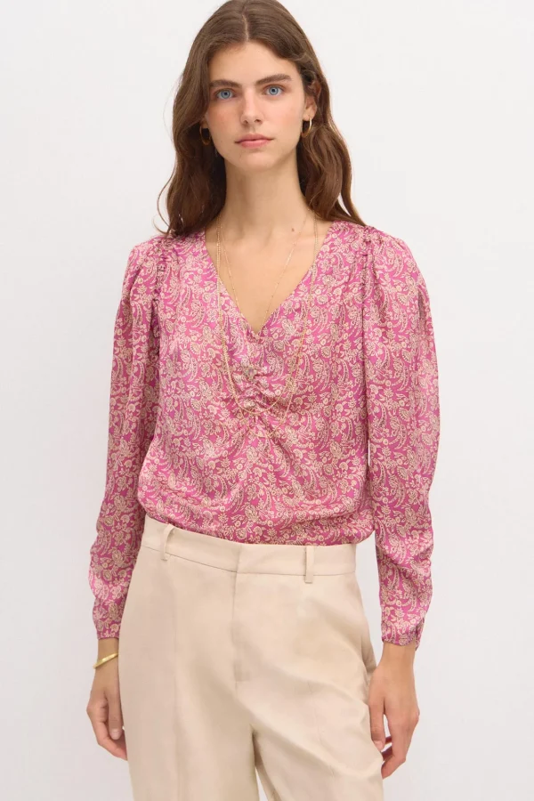 New Rita. Blusa estampada. Mujer Blusas Y Camisas