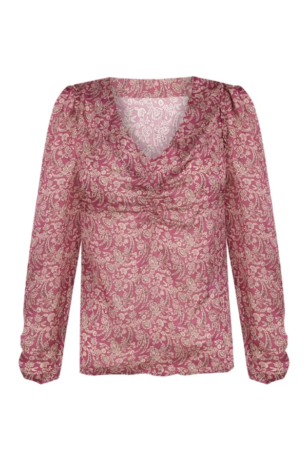 New Rita. Blusa estampada. Mujer Blusas Y Camisas