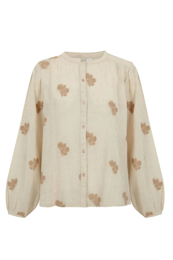 Cheap Rogelia. Blusa bordada. Mujer Blusas Y Camisas