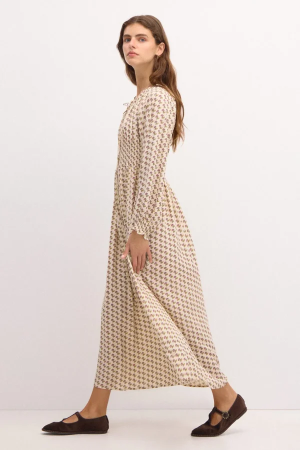 Clearance Romelia. Vestido estampado sello. Mujer Vestidos Y Monos