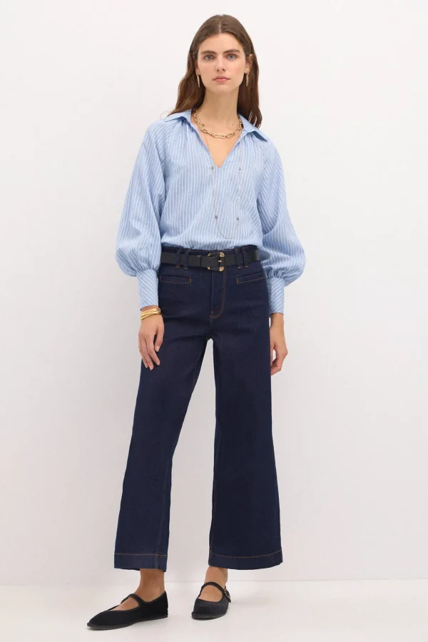 Discount Romilda. Blusa rayas oversize. Mujer Blusas Y Camisas