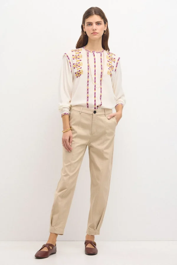 Clearance Rosana. Blusa bordada. Mujer Blusas Y Camisas