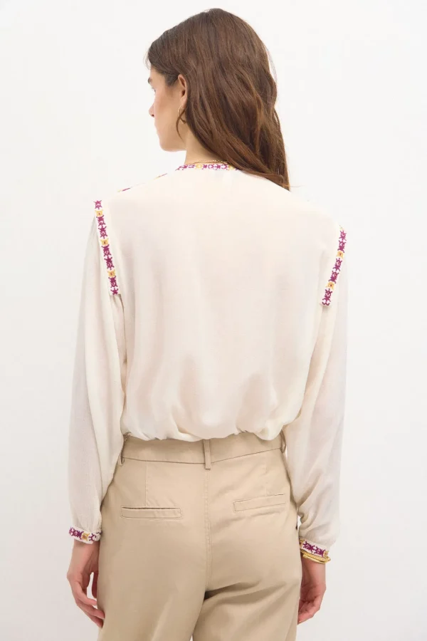 Clearance Rosana. Blusa bordada. Mujer Blusas Y Camisas