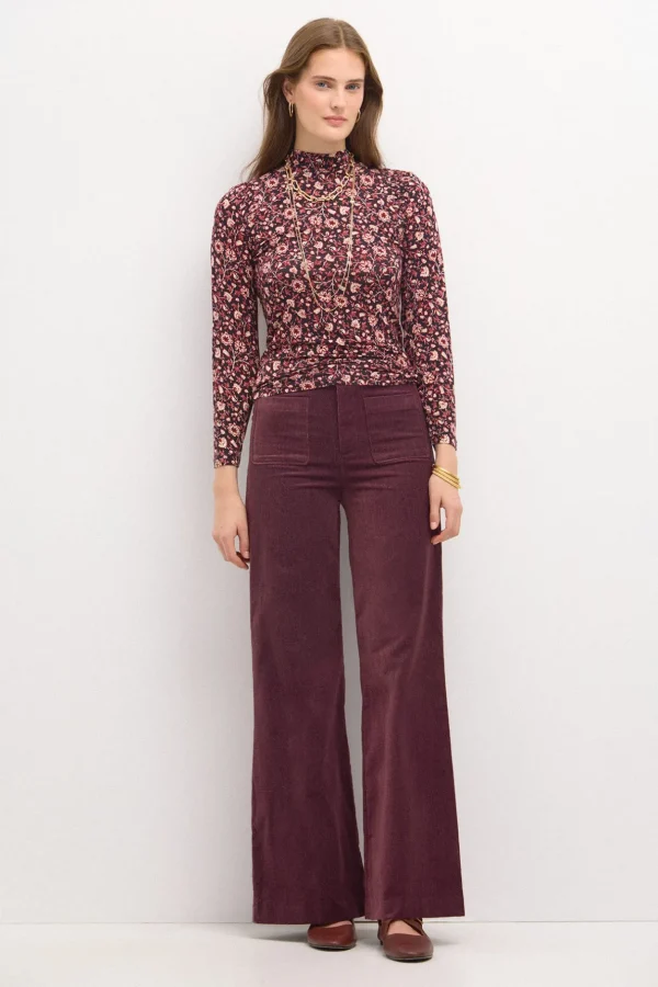 Clearance Samanta. Camiseta entallada estampada Mujer Camisetas Y Tops