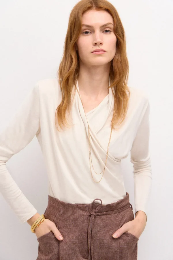 Store Sofia. Camiseta cruzada Mujer Camisetas Y Tops