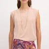 Store Sonia. Camiseta de algodón lavada Mujer Camisetas Y Tops