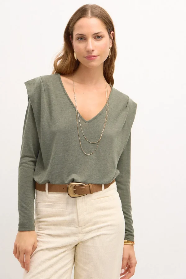 Shop Sussan. Camiseta manga larga Mujer Camisetas Y Tops
