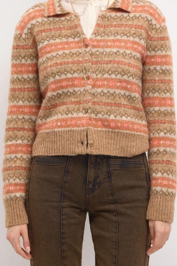 Outlet Tahira.Chaqueta greca Mujer Jerséis Y Cárdigans