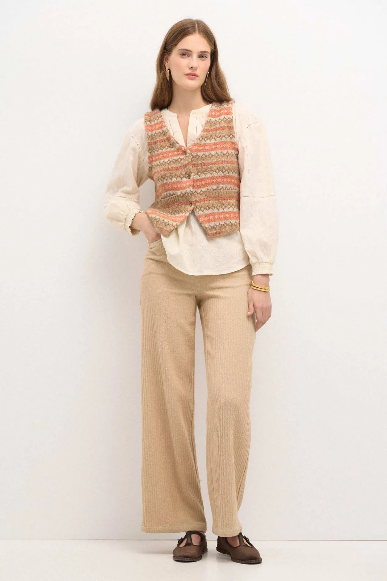 taiana_chaleco_greca_2-1.webp Store Taiana. Chaleco greca Mujer Chalecos | Jerséis Y Cárdigans