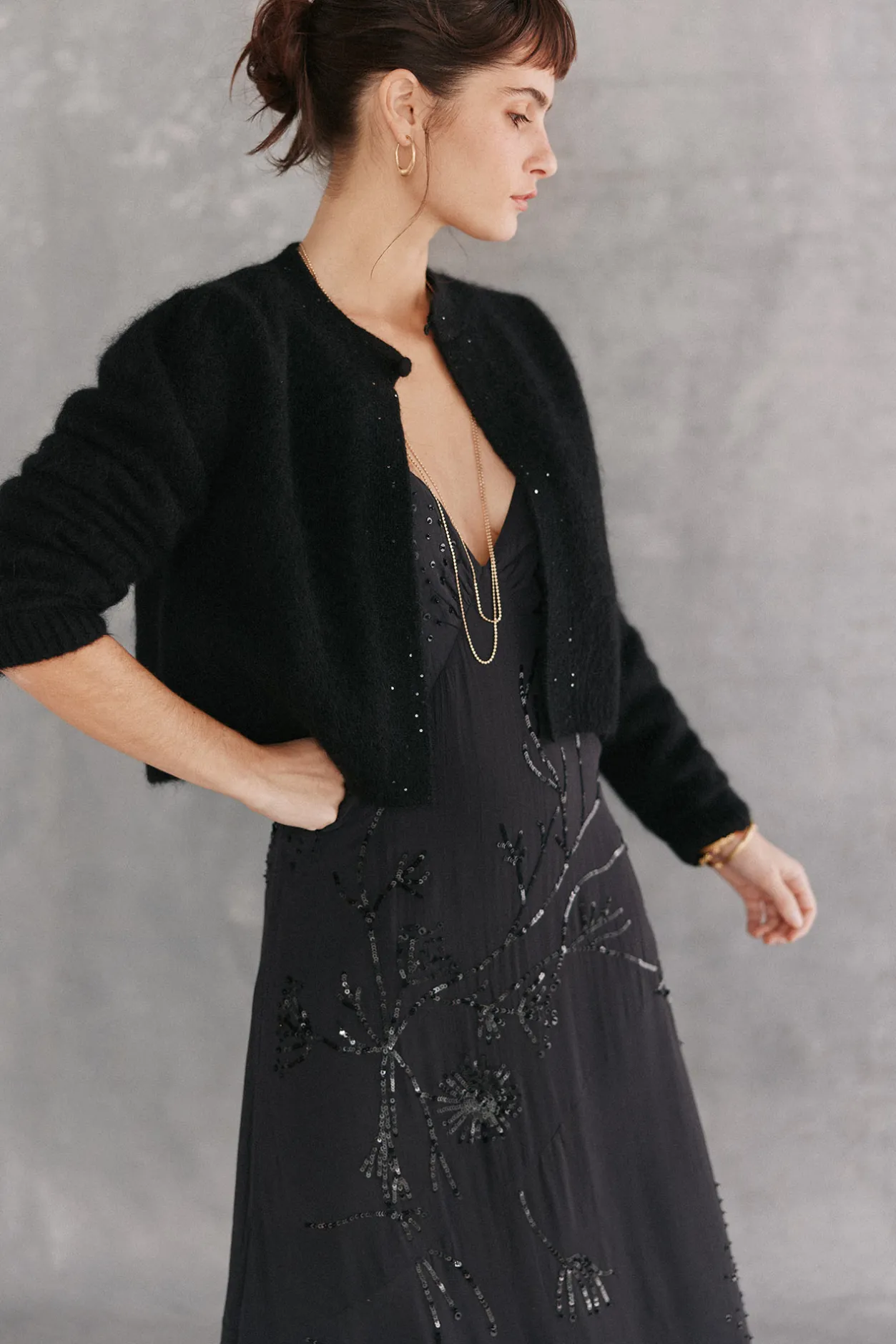 tania_chaqueta_bolero_5.webp Store Tania. Chaqueta bolero. Mujer Jerséis Y Cárdigans