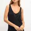 Online Tarian. Top punto perlado Mujer Camisetas Y Tops