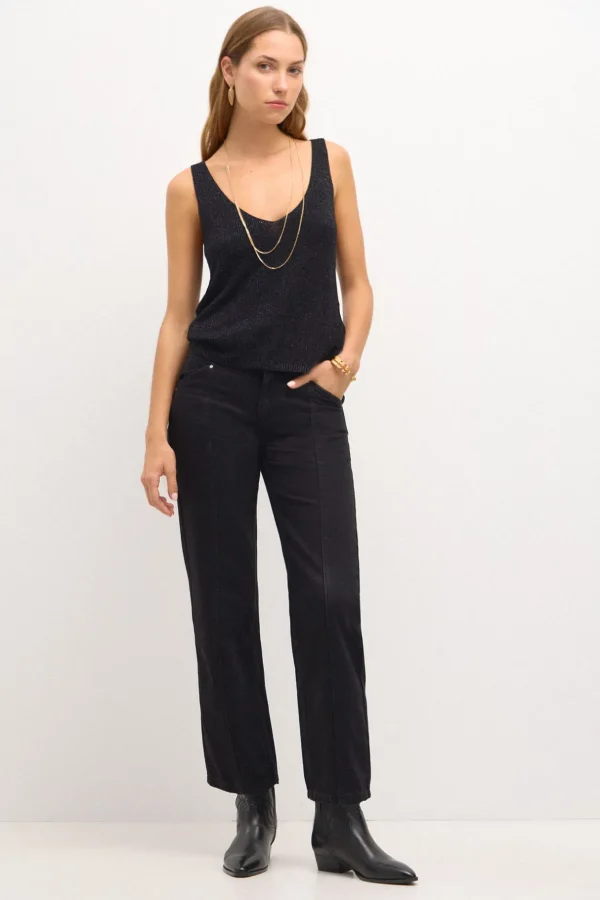 Online Tarian. Top punto perlado Mujer Camisetas Y Tops