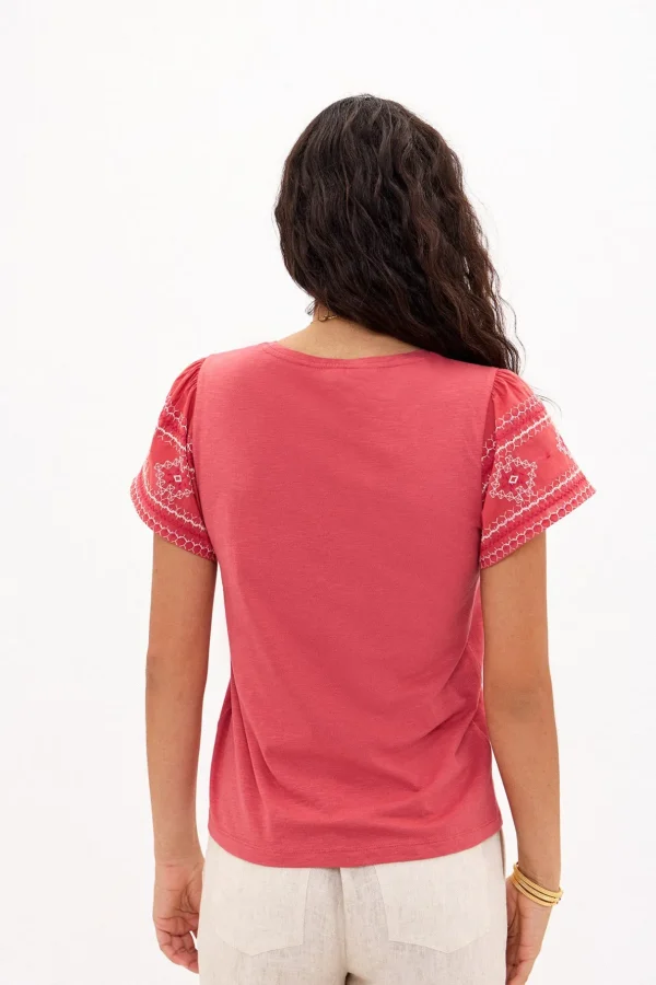 Cheap Taylor. Camiseta de algodón con bordados Mujer Camisetas Y Tops