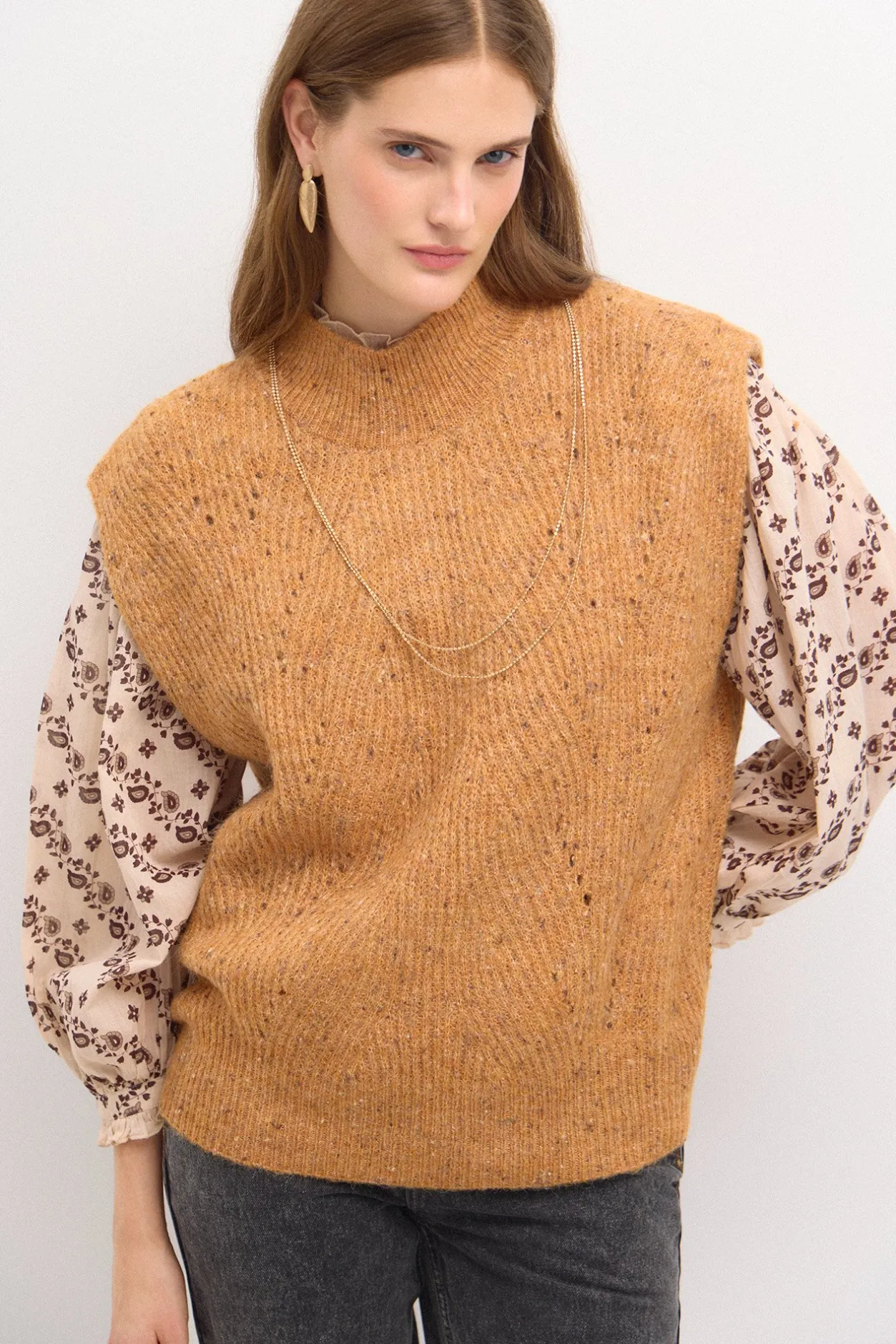 tayra_chaleco_oversize_0.webp Clearance Tayra. Chaleco oversize Mujer Chalecos | Jerséis Y Cárdigans