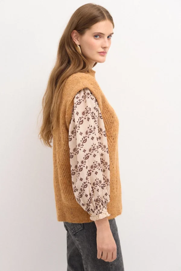Clearance Tayra. Chaleco oversize Mujer Chalecos | Jerséis Y Cárdigans